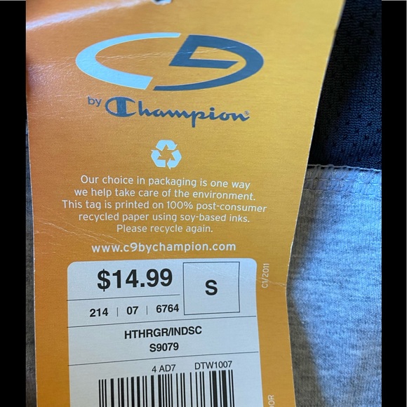 NWT Champion Grey Workout Tank Size Small - Picture 4 of 5